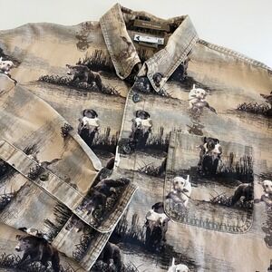Columbia River Lodge Labrador‎ Bird Dog Long Sleeve Button Down Large outdoors